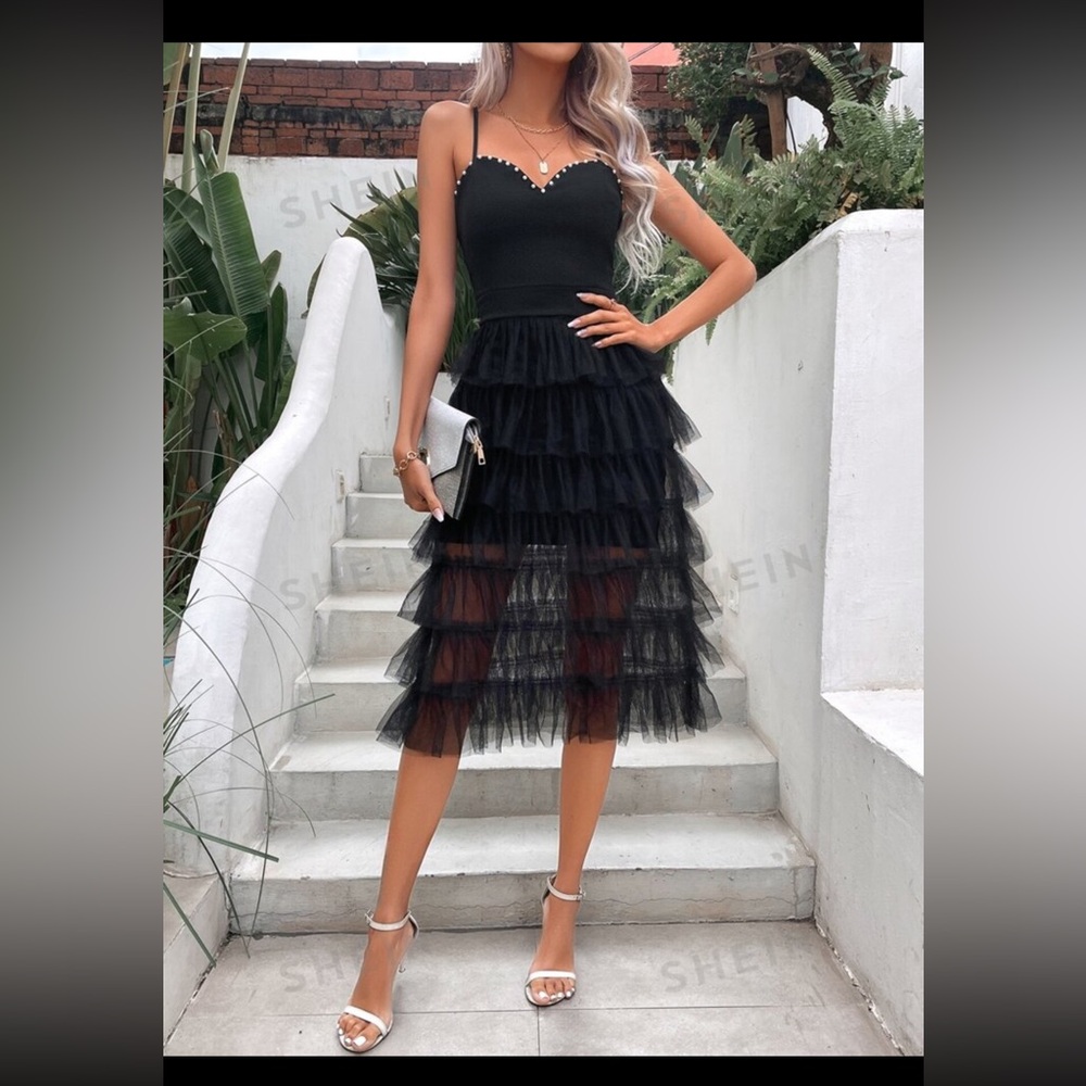 Mesh Cami Dresss